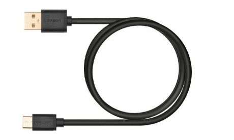 Кабель Ugreen Type C USB 2.0 Data Charging Cable, 1.0M, черный