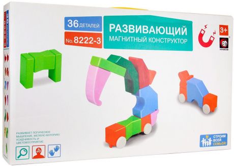 Магнитный конструктор Умный Шмель 8222-3