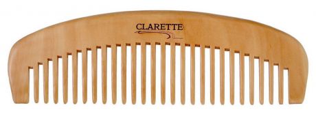 Clarette Расческа- гребень для волос деревянная, цвет: бежевый