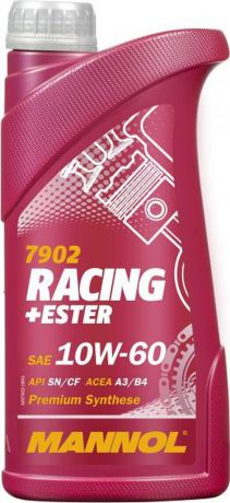 Моторное масло Mannol Racing+Ester SAE, синтетическое, 10W-60, 1 л