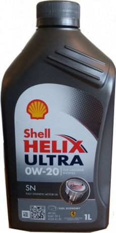 Моторное масло Shell Ultra, синтетическое, 0W-20, 1 л