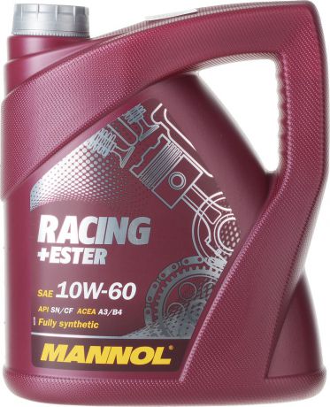 Моторное масло Mannol Racing+Ester SAE, синтетическое, 10W-60, 4 л