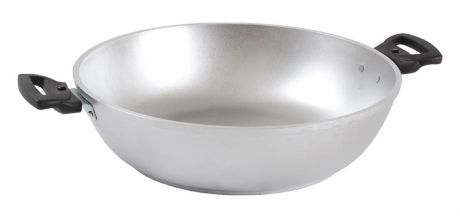 Сковорода KUKMARA 300/85мм алюм. литая со съемными ручками, серый металлик