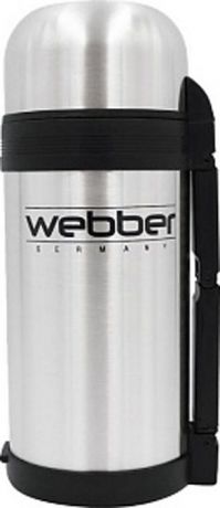 Термос Webber, SST-1200P, серебристый, 1,2 л