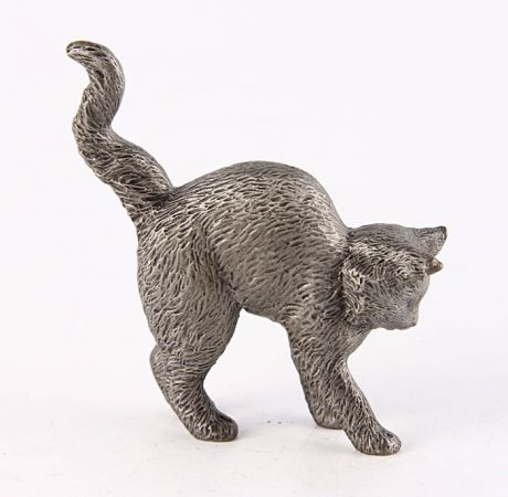 Статуэтка Franklin Mint "Кошка", серый