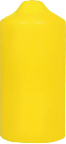 Свеча декоративная Miland, пеньковая, желтый, 15 см