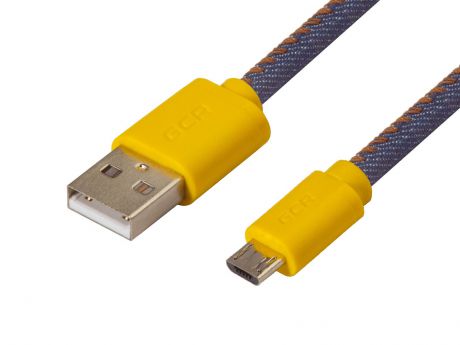 Кабель Greenconnect 3A 1.0m USB 2.0, AM/microB 5pin, 28/22 AWG, GCR-50699, синий