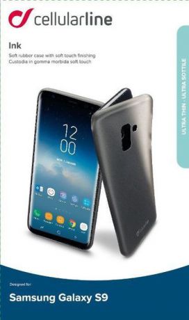 Чехол Cellularline для Samsung Galaxy S9, INKGALS9K, черный