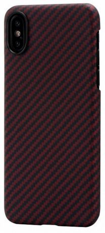 Чехол для сотового телефона Pitaka MagCase для Apple iPhone X, красный, черный