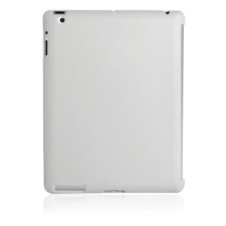 Чехол для планшета iNeez накладка силиконовый матовый для Apple iPad 2/3/4, серый