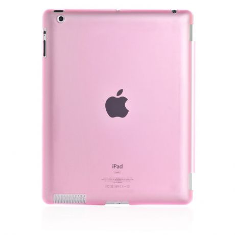 Чехол для планшета Gurdini накладка пластик 370027 для Apple iPad 2/3/4, розовый