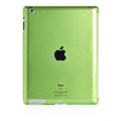 Чехол для планшета Gurdini накладка пластик 370022 для Apple iPad 2/3/4, салатовый