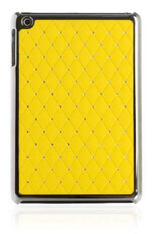 Чехол для планшета iNeez накладка стежка с кристаллами 410151 для Apple iPad mini 7.9", желтый