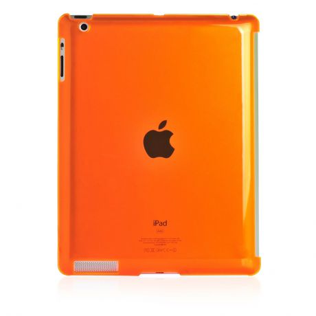 Чехол для планшета Gurdini накладка пластик 370026 для Apple iPad 2/3/4, оранжевый