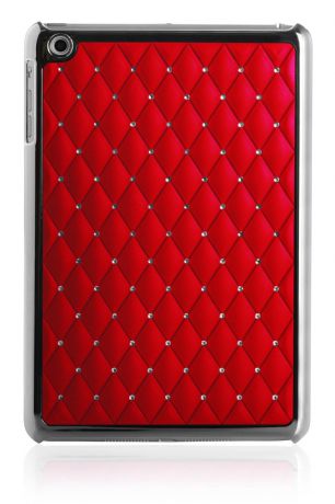 Чехол для планшета iNeez накладка стежка с кристаллами 900335 для Apple iPad mini 7.9", красный