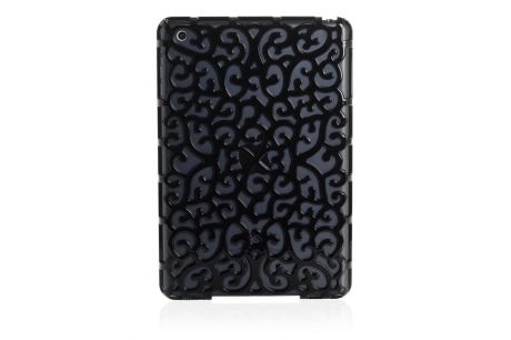 Чехол для планшета Gurdini накладка пластик узорный 410087 для Apple iPad mini 1/2/3/4 7.9", черный