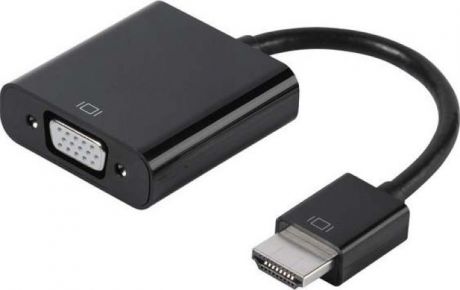 Адаптер-переходник Vivanco CA HDVGA 11, HDMI/VGA, черный