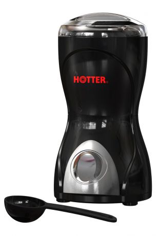 Кофемолка Hotter электрическая чёрная HX-200B, черный