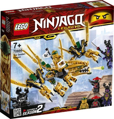 LEGO NINJAGO 70666 Золотой Дракон Конструктор