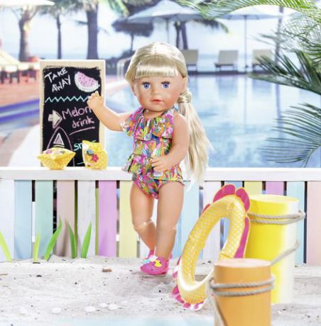 Одежда для кукол Zapf Creation Baby Born для пляжного отдыха, 825-891