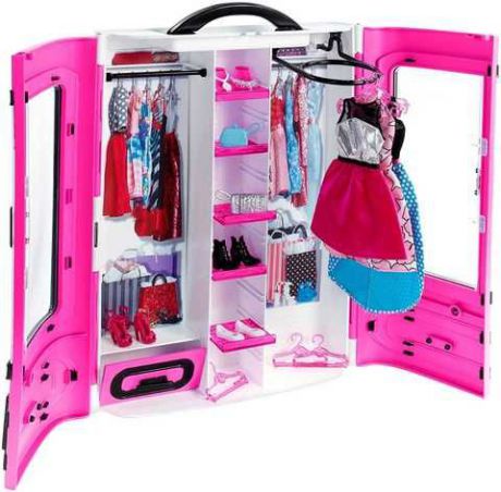 Игровой набор Mattel Шкаф для куклы Barbie Розовый