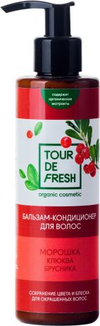 Tour De Fresh Бальзам-кондиционер для волос Клюква, морошка и брусника, 200 мл