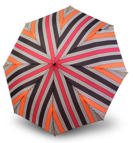 Зонт KNIRPS T.200 Medium Duomatic, красный, оранжевый