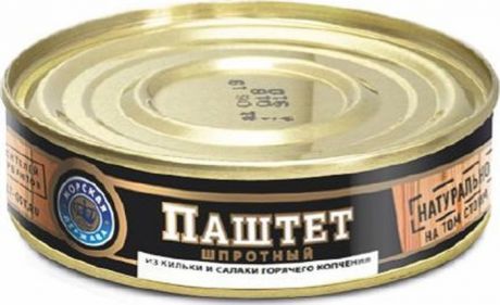 Морепродукты консервированные Морская Держава Паштет шпротный, 160 г