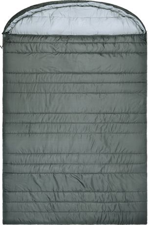 Спальный мешок TREK PLANET Ascot Double, двухместный, две молнии, серый