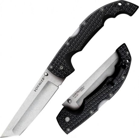 Нож складной Cold Steel Voyager Extra Large, с клипсой, CS/29AXT, длина лезвия 13,9 см