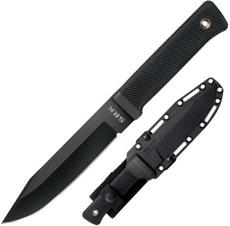 Нож туристический Cold Steel SRK, с чехлом, CS/49LCKZ, длина лезвия 15,2 см