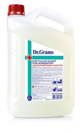 Универсальное моющее средство Dr.Grams, с дезинфицирующим эффектом, 5 л