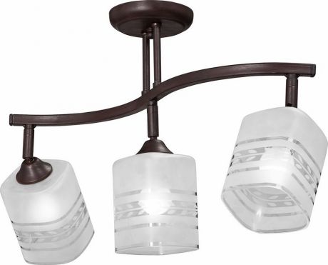Подвесной светильник Vitaluce, 3 х Е27, 60 Вт, V3729-7/3PL, коричневый матовый