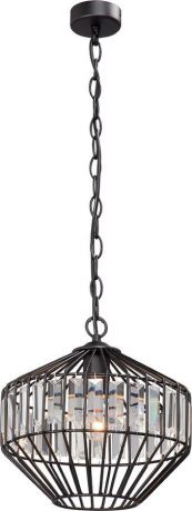 Подвесной светильник Vitaluce, Е27, 60 Вт, V4241-1/1S, черный матовый
