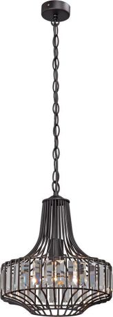 Подвесной светильник Vitaluce, Е27, 60 Вт, V4248-1/1S, черный матовый
