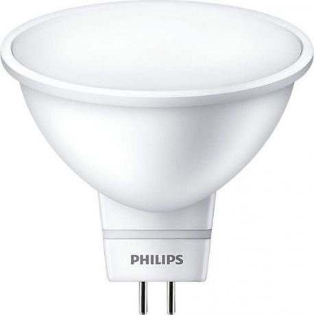 Лампочка светодиодная Philips Essential MR16, 929001844608, цоколь GU5.3, 5W, 4000K