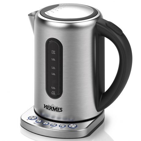 Электрический чайник Hermes Technics HT-EK904, EK16777, серебристый