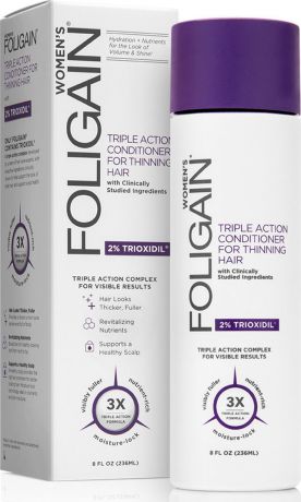 Кондиционер для женщин Foligain Hair Regrowth With 2% Trioxidil, 236 мл