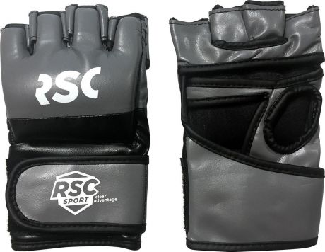Перчатки ММА RSC, SB-03-330, серый, черный, размер L