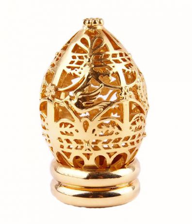 Яйцо декоративное Антик Хобби Золотая филигрань, золотой