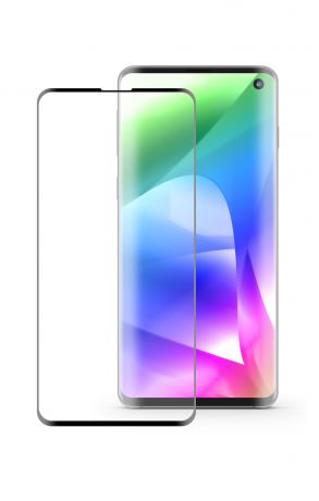 Защитное стекло Mobius Samsung S10, черный