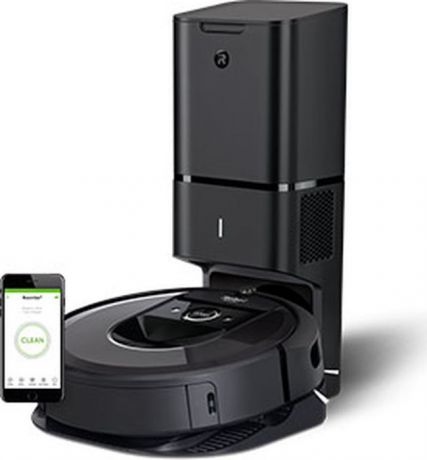 Робот-пылесос iRobot Roomba i7+, серый, черный