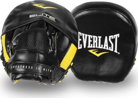 Лапы боксерские Everlast Elite Mini, P00001213, черный