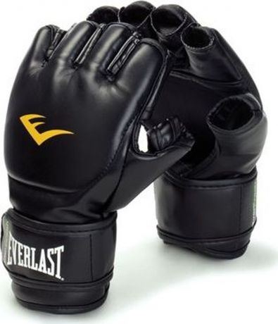 Перчатки для единоборств Everlast Martial Arts Grappling PU, 7560SMU, черный, размер S/M