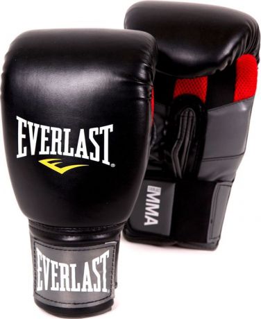Боксерские перчатки Everlast Clinch Strike, 7412B, черный, вес 12 унций