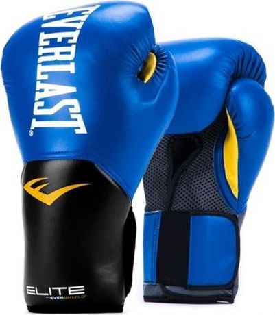 Боксерские перчатки Everlast Elite ProStyle, тренировочные, P00001242-10, синий, вес 10 унций
