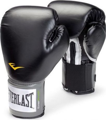 Боксерские перчатки Everlast Pro Style Anti-MB, тренировочные, 2308YU, черный, вес 8 унций