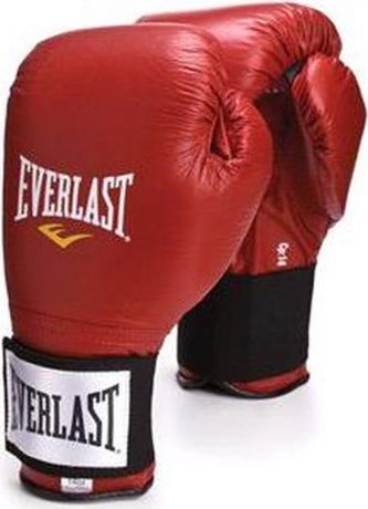 Боксерские перчатки Everlast, тренировочные, 141000U, красный, вес 10 унций