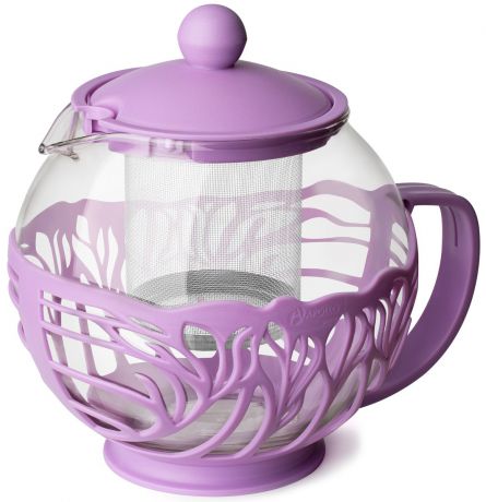 Чайник заварочный Apollo Genio Camellia, CAM-75-V, фиолетовый, 750 мл