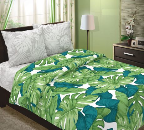 Комплект постельного белья ТК Традиция Традиция, для сна и отдыха, зеленый